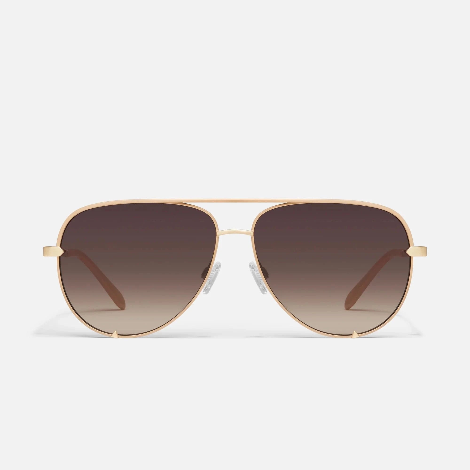 QUAY High Profile Sunnies In Chamomile - Infinity Raine