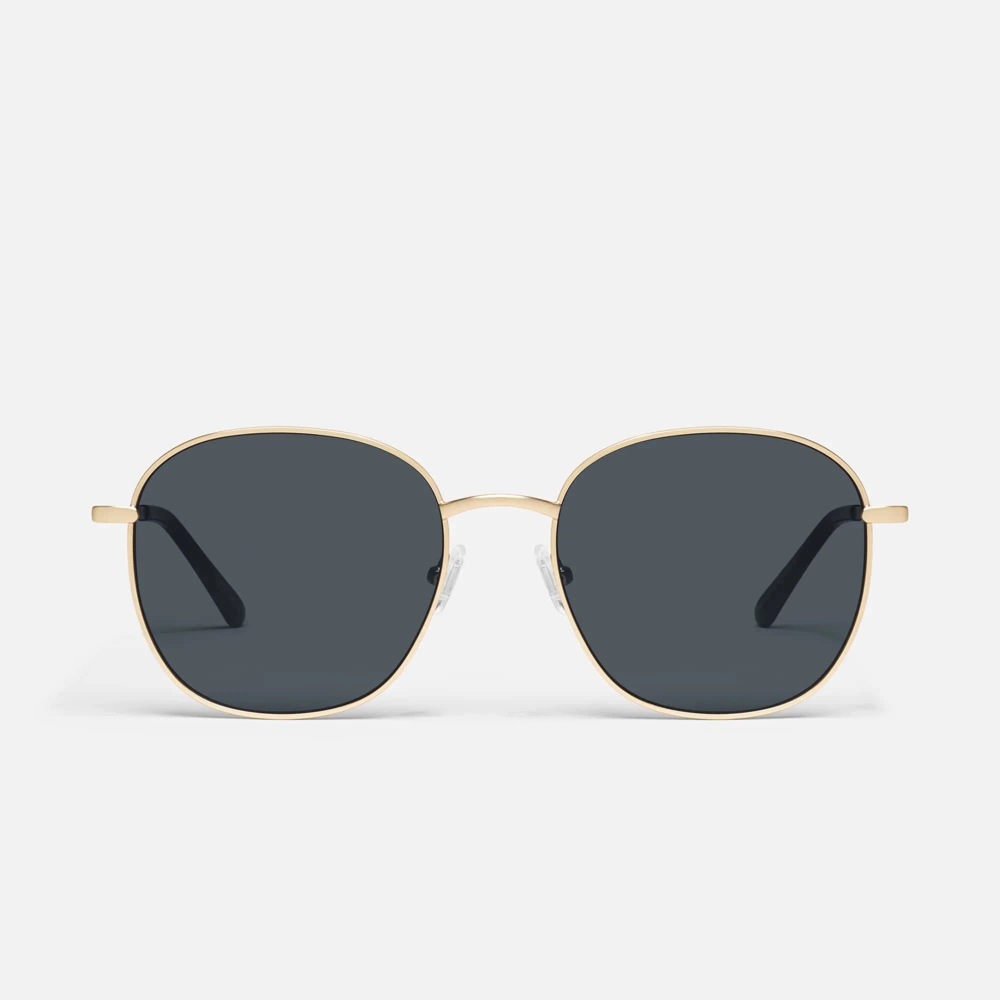 QUAY Jezabell Sunnies In Gold Smoke - Infinity Raine