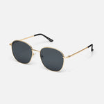 QUAY Jezabell Sunnies In Gold Smoke - Infinity Raine