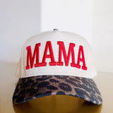 Mama Leopard Vintage Hat In Red - Infinity Raine