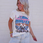 Heavy Metal Band Tee In White - Infinity Raine