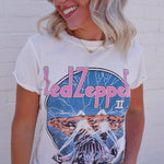 Heavy Metal Band Tee In White - Infinity Raine