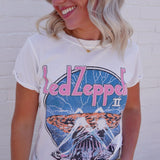Heavy Metal Band Tee In White - Infinity Raine