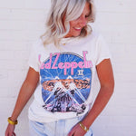 Heavy Metal Band Tee In White - Infinity Raine