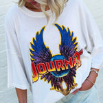 Journey Graphic Tee In Pearl - Infinity Raine