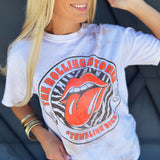 Rolling Stones Tee In Brown Tie Dye - Infinity Raine