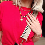 Relaxed Crop Tee In Samba Red - Infinity Raine