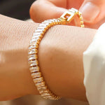 Rhodes 18K Gold Non-Tarnish Glam Cz Bracelet - Infinity Raine
