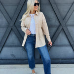 Risen Boyfriend Clean Cuff Jeans In Dark - Infinity Raine