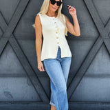 Risen Crop Mild Barrel Jeans In Medium Wash - Infinity Raine