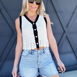 Risen High Rise Fray Hem Shorts In Light - Infinity Raine