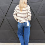 Risen Slouchy Wide Leg Jeans In Dark - Infinity Raine