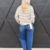 Risen Slouchy Wide Leg Jeans In Dark - Infinity Raine