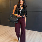 Ruby Studded Knit Tank In Black - Infinity Raine