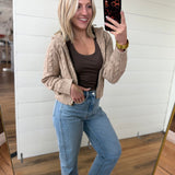Ruby Studded Knit Tank In Brown - Infinity Raine
