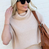 SADIE & SAGE Bottoms - Skirts Crosby Sweater Midi Skirt In Khaki