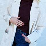 SADIE & SAGE Outerwear - Jackets & Coats Out Of Town Coat In Ivory