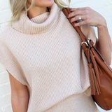 SADIE & SAGE Tops - Sweaters Crosby Turtleneck Sweater In Khaki