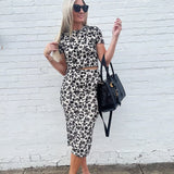 Analogue Floral Cropped Blouse In Black - Infinity Raine