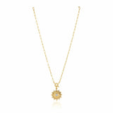 Sahira Nadia Sunburst Necklace-Gold - Infinity Raine