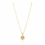 Sahira Nadia Sunburst Necklace-Gold - Infinity Raine