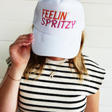 Feelin Spritzy Trucker Hat-White - Infinity Raine
