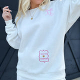 For The Girls Preppy Patch Set-White - Infinity Raine