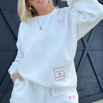 For The Girls Preppy Patch Set-White - Infinity Raine