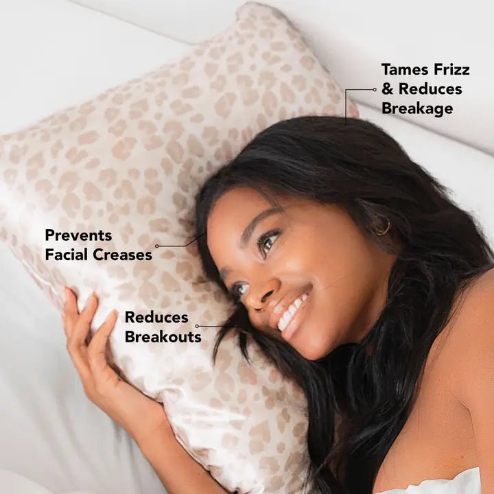 Satin Pillowcase Standard - Leopard - Infinity Raine