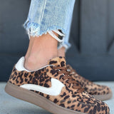 Leopard Print Gum Sole Sneakers - Infinity Raine