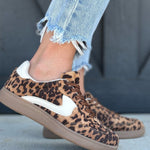 Leopard Print Gum Sole Sneakers - Infinity Raine
