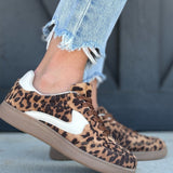 Leopard Print Gum Sole Sneakers - Infinity Raine