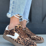Leopard Print Gum Sole Sneakers - Infinity Raine