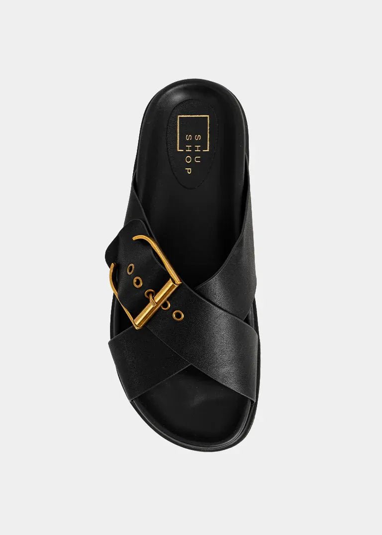 Shu Shop BARB Sandals In Black - Infinity Raine