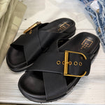 Shu Shop BARB Sandals In Black - Infinity Raine