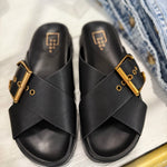 Shu Shop BARB Sandals In Black - Infinity Raine