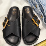 Shu Shop BARB Sandals In Black - Infinity Raine