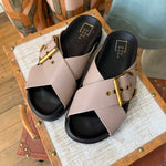Shu Shop BARB Sandals In Taupe - Infinity Raine