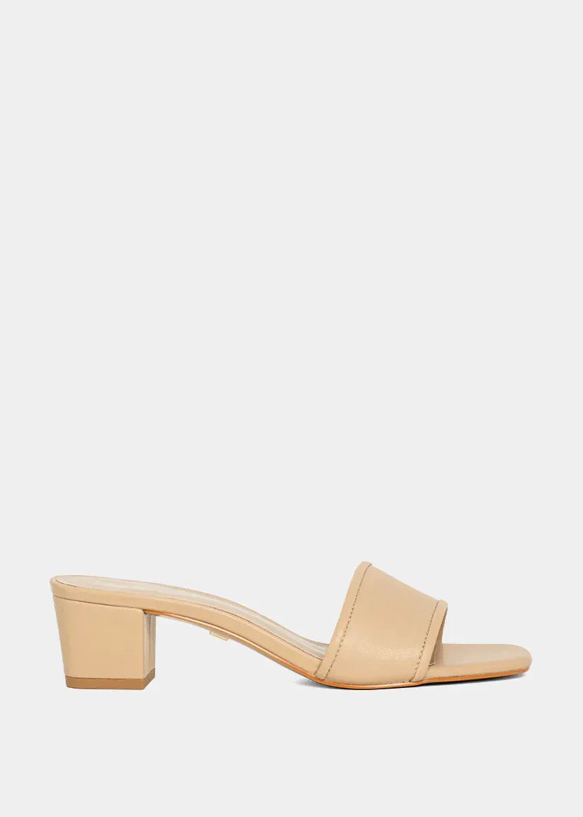 Shu Shop Finley Heels In Nude - Infinity Raine