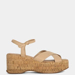 Shu Shop Indiana Platform Sandal In Nude - Infinity Raine