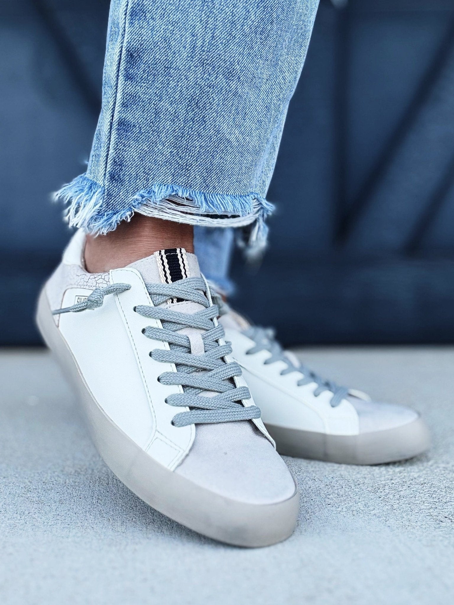Shu Shop Rebel Sneaker In White - Infinity Raine
