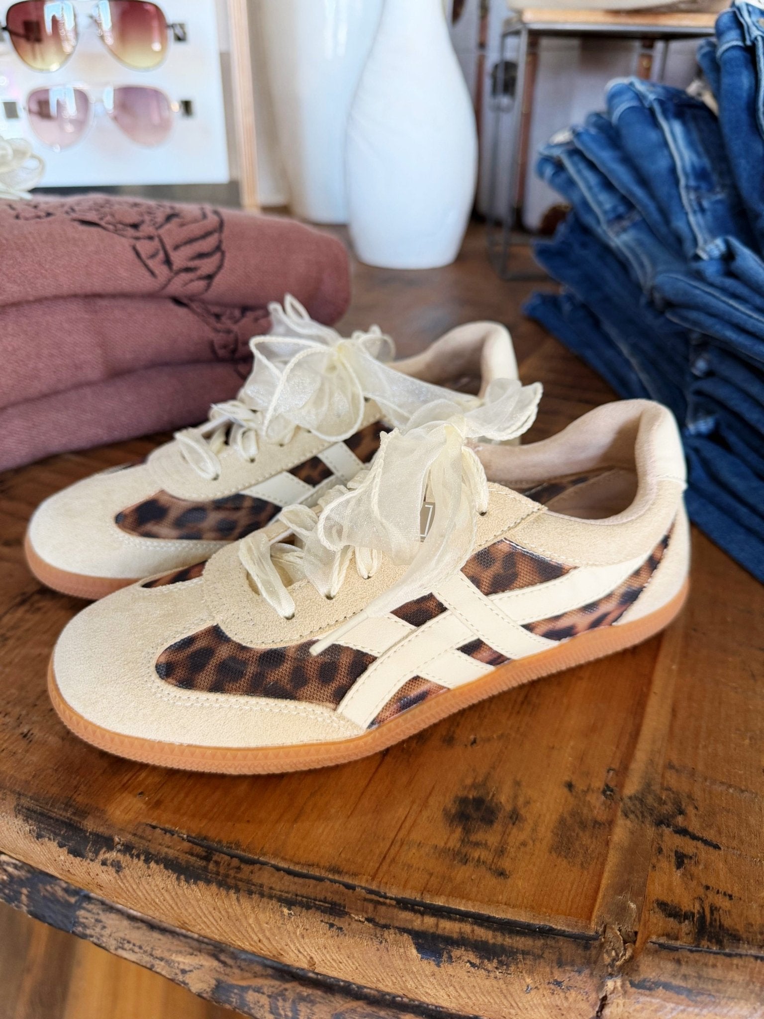 Shu Shop Sasha Leopard Mesh Sneakers - Infinity Raine