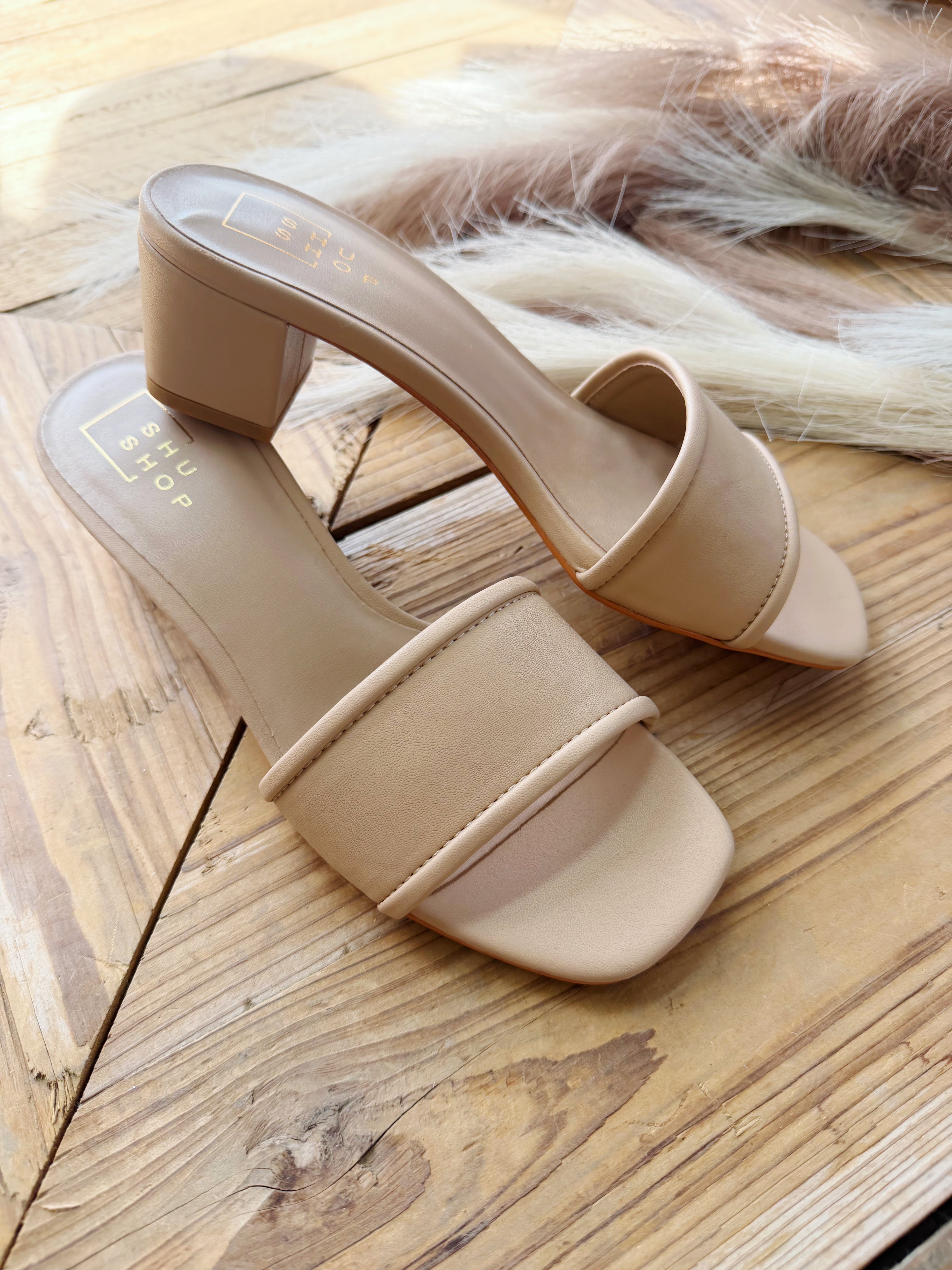 Shu Shop Shoes - Heels & Wedges Shu Shop Finley Heels In Nude