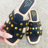Shu Shop Donatella Sandals In Black - Infinity Raine