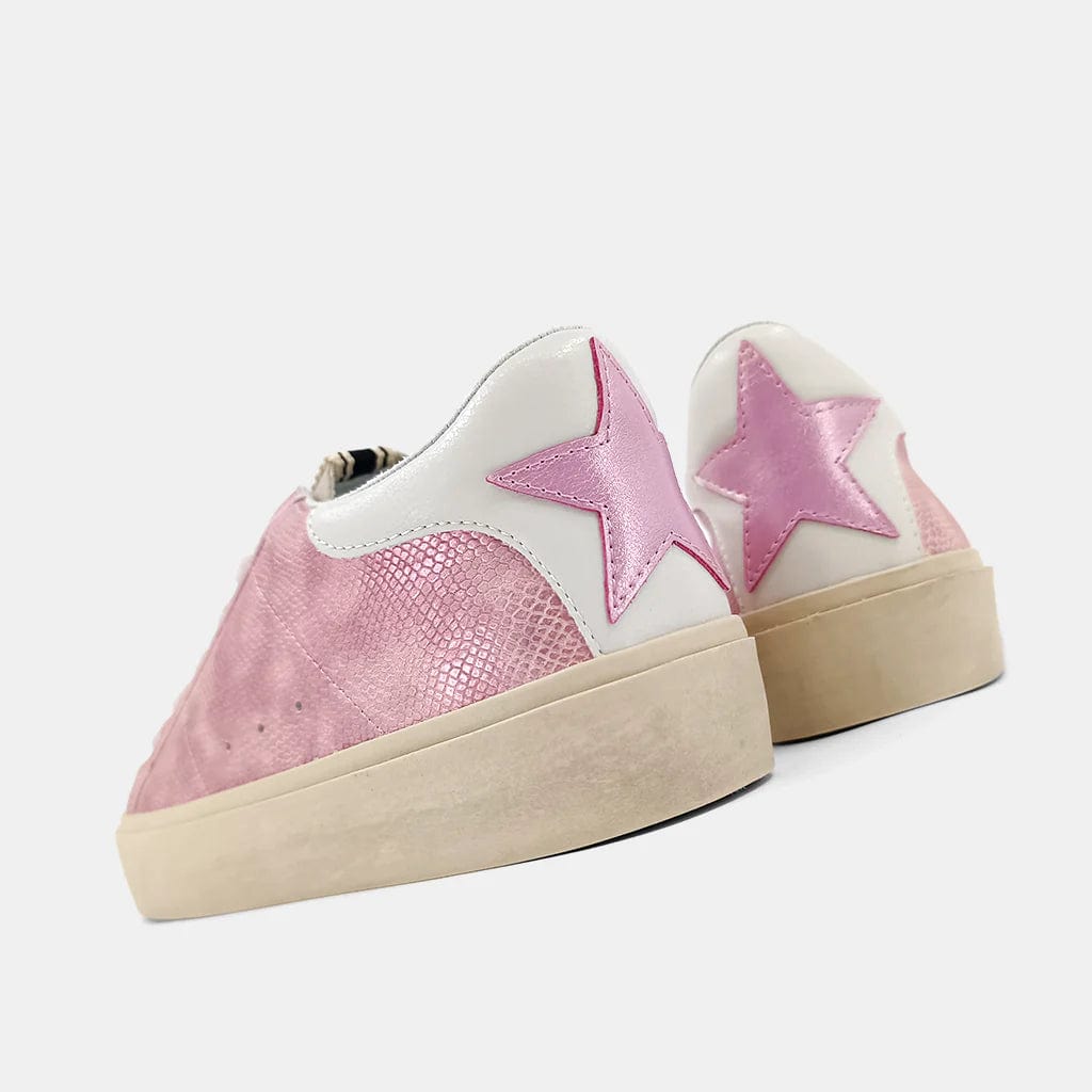 Shu Shop Sienna Sneakers-Pink Snake - Infinity Raine