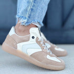 Shu Shop Shoes - Sneakers Shu Shop Sylvia Sneaker In Beige Suede