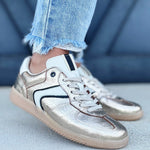 Shu Shop Shoes - Sneakers Shu Shop Sylvia Sneaker In Gold