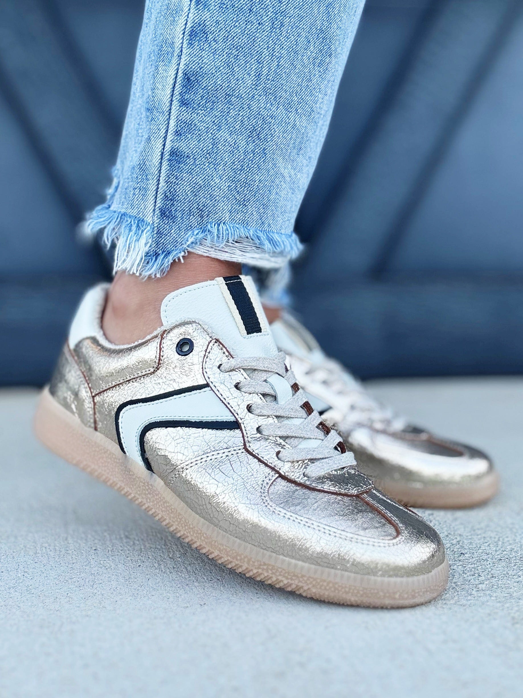 Shu Shop Shoes - Sneakers Shu Shop Sylvia Sneaker In Gold