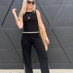 Simone Pants In Black - Infinity Raine