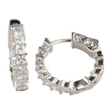 Small CZ Huggie Hoop Earrings - Infinity Raine